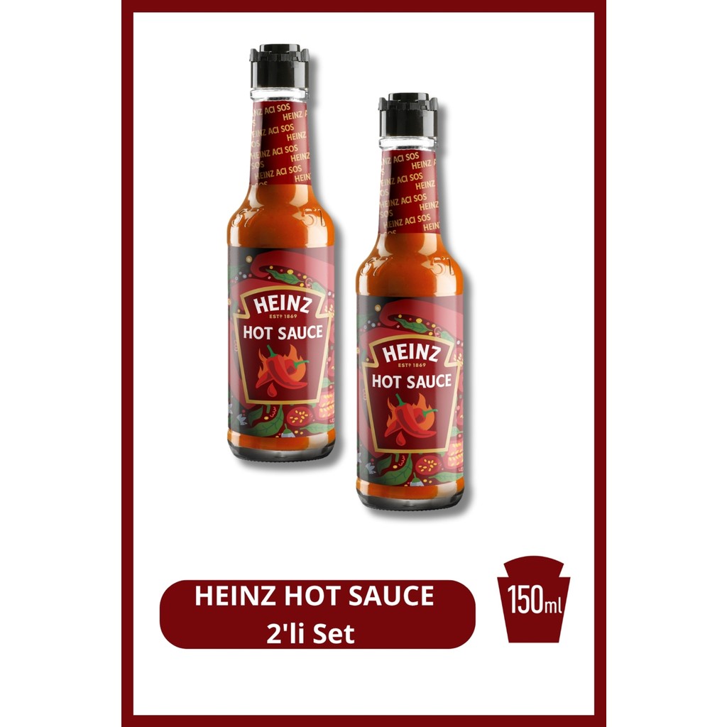 Heinz HOT SAUCE 150ml 2'li Set - 150 ml Diğer Fiyatı