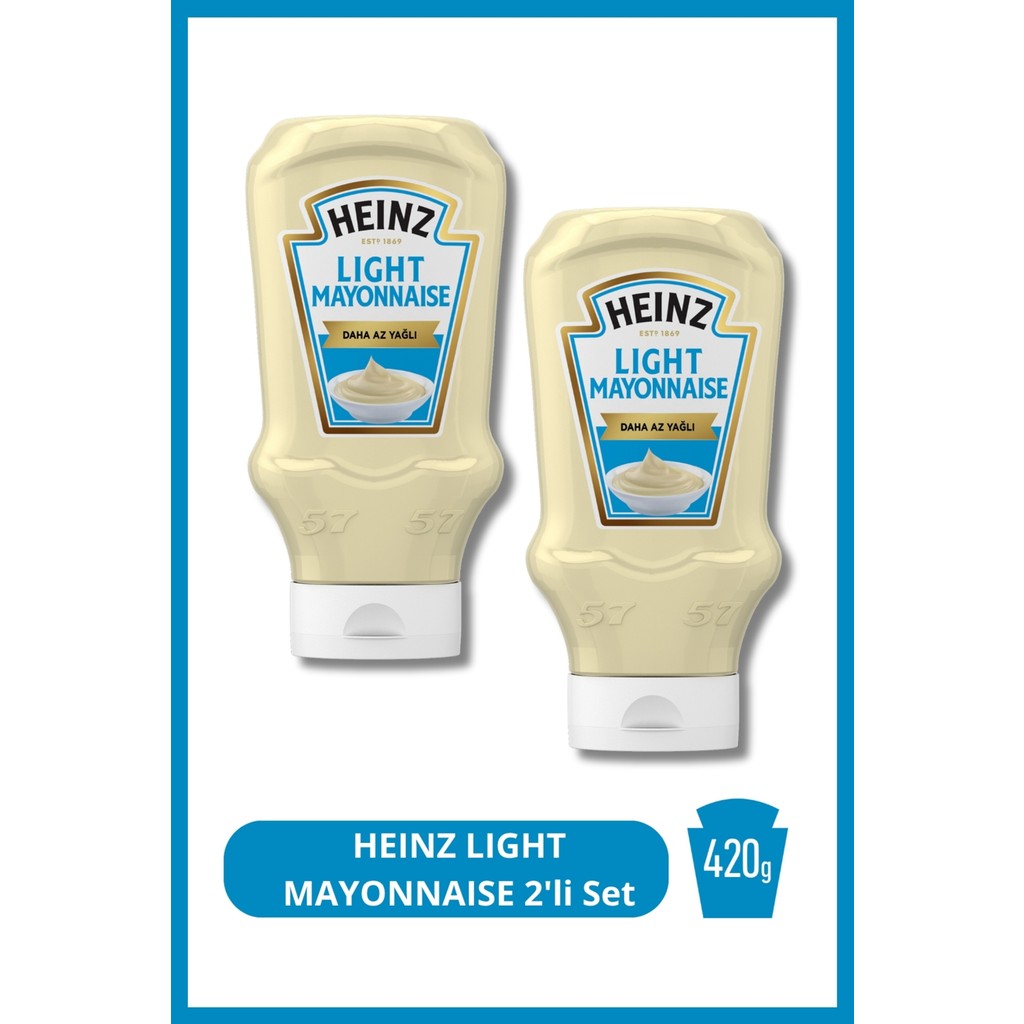 Heinz LIGHT MAYONNAISE 420g 2'li Set - 420 gr Diğer Fiyatı