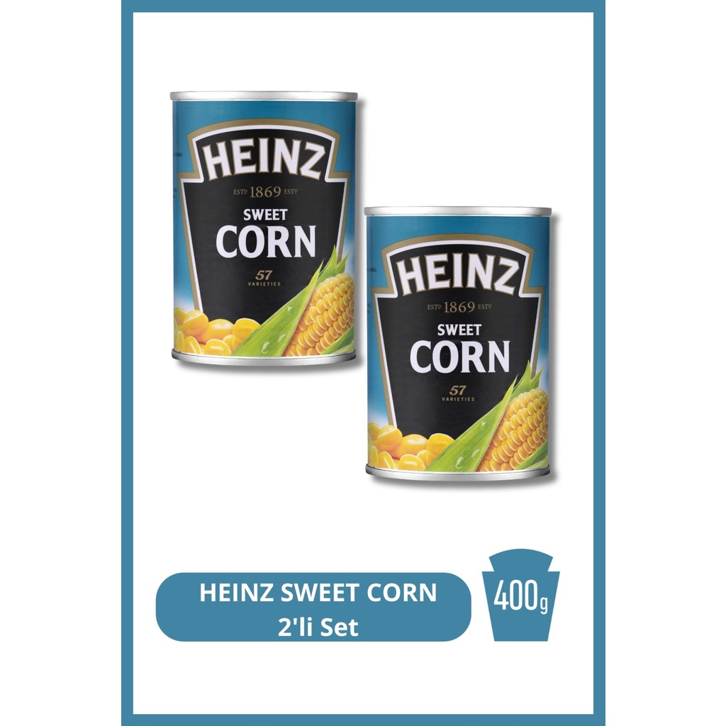Heinz SWEET CORN 400g 2'li Set - 400 gr Konserve Fiyatı