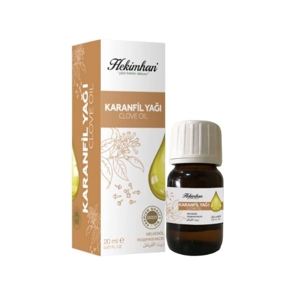 Hekimhan Karanfil (Uçucu) Yağı 20 ml Bitkisel Yağlar Fiyatı