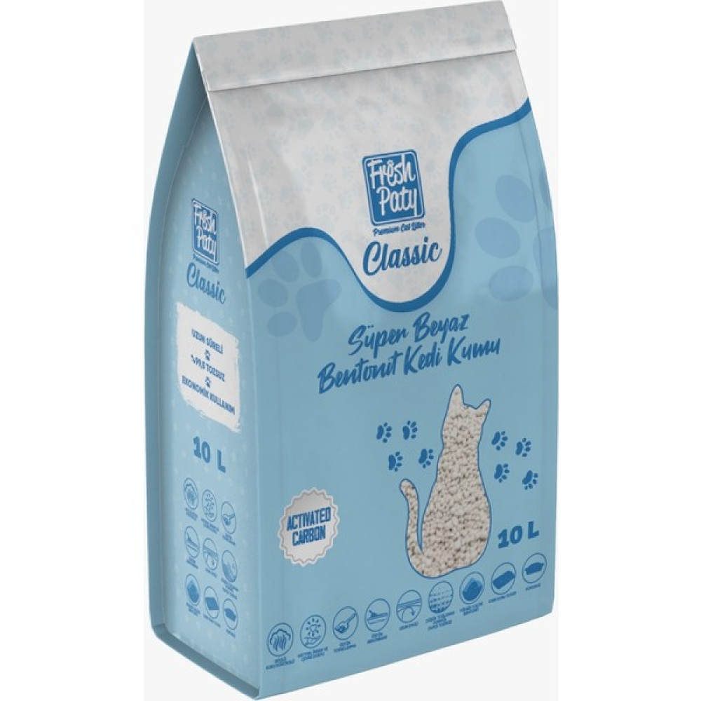 Hektaş Fresh Paty Classic Aktif Karbonlu Kedi Kumu 2 x 10 Lt Evcil Hayvan Ürünleri Fiyatı