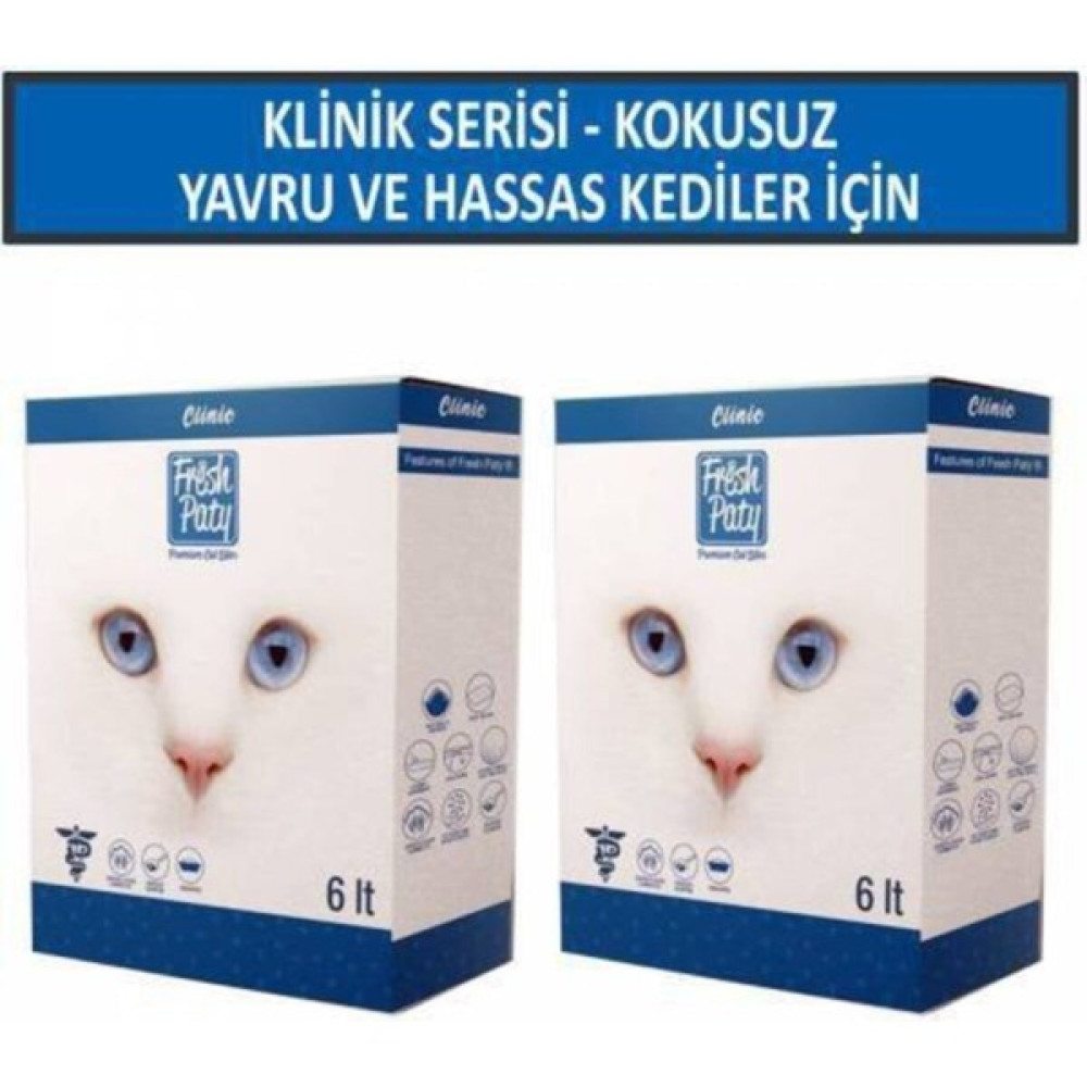 Hektaş Fresh Paty Clinic Kedi Kumu 6 Lt*2 Adet Evcil Hayvan Ürünleri Fiyatı