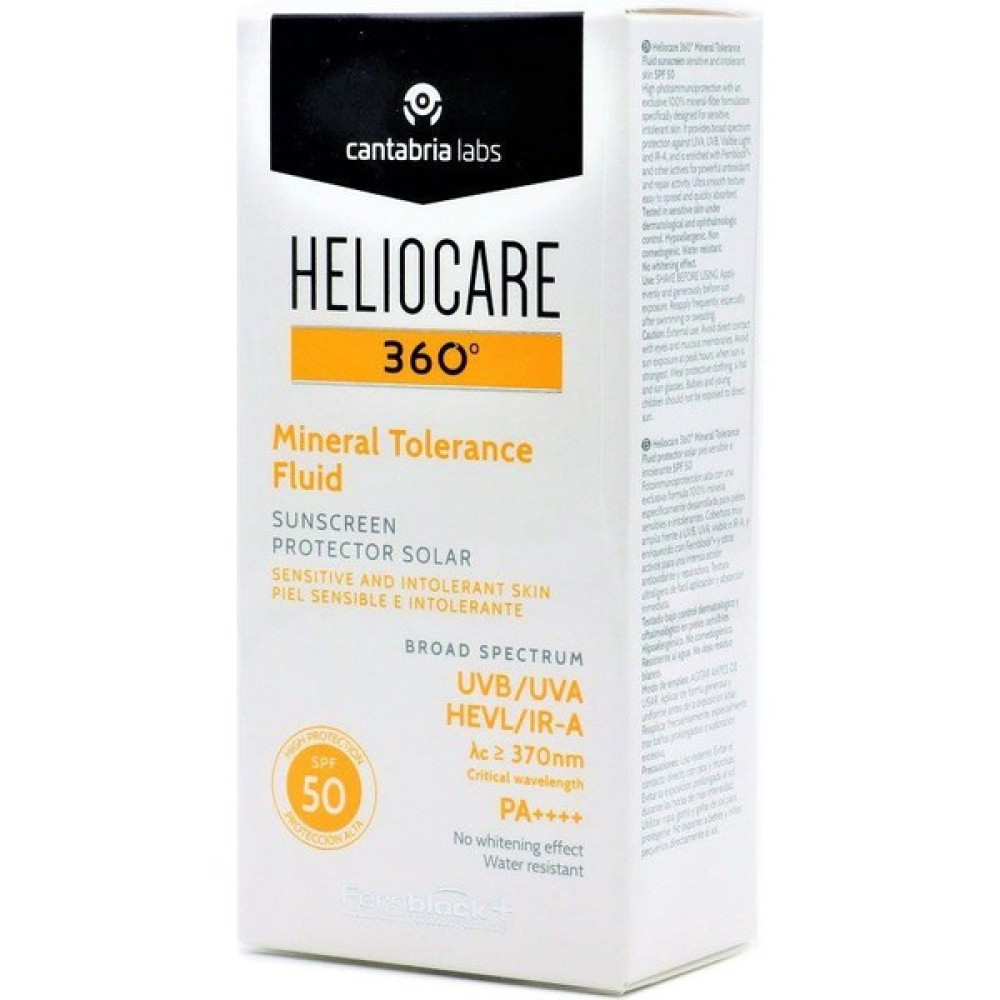Heliocare 360° Mineral Tolarance Fluid SPF50 Güneş Kremi 50 ml Güneş Kremleri ve Losyonları Fiyatı