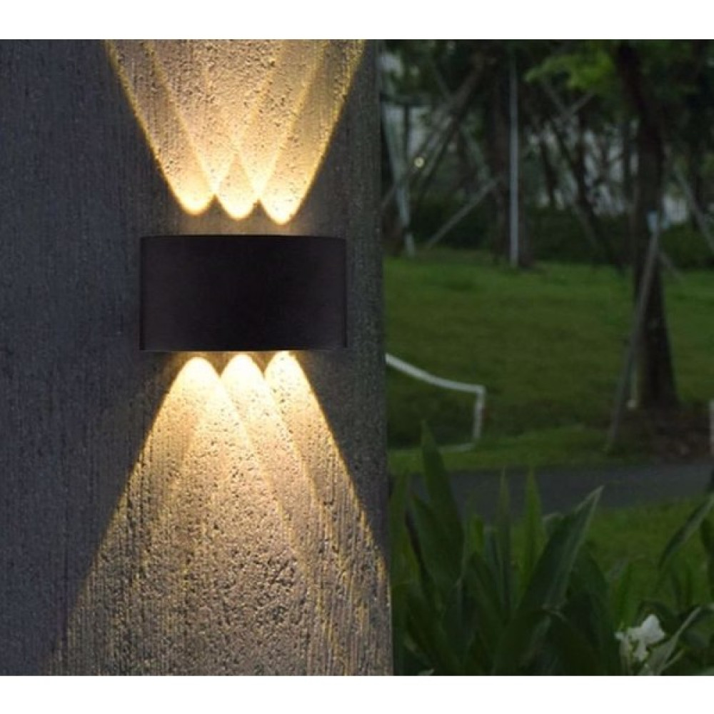 Helios 6 Watt Siyah Kasa Gün Işığı Dış Mekan Çift Yönlü Modern LED Aplik ( IP65 ) Aplikler Fiyatı