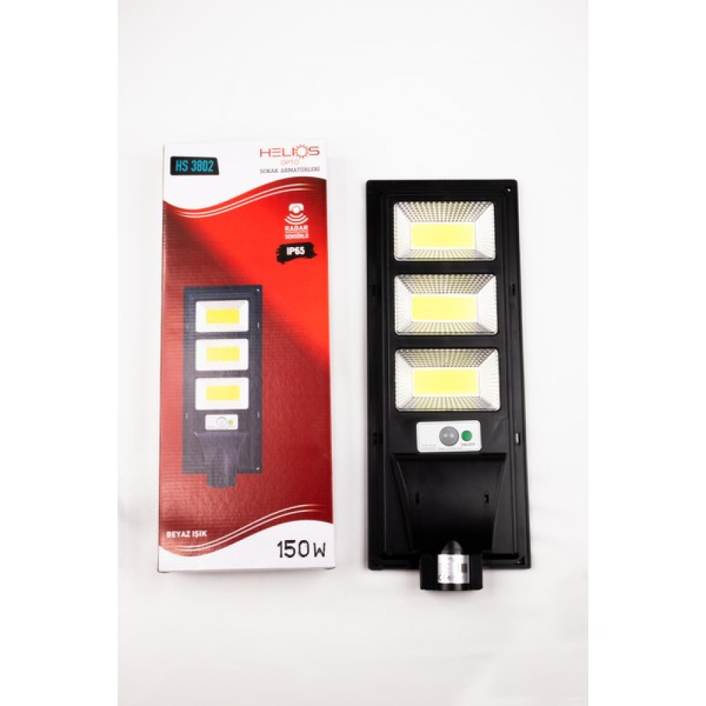 Helios Opto 150W Kumandalı Solar Sokak Armatürü Dış Mekan & Bahçe Oyuncakları Fiyatı