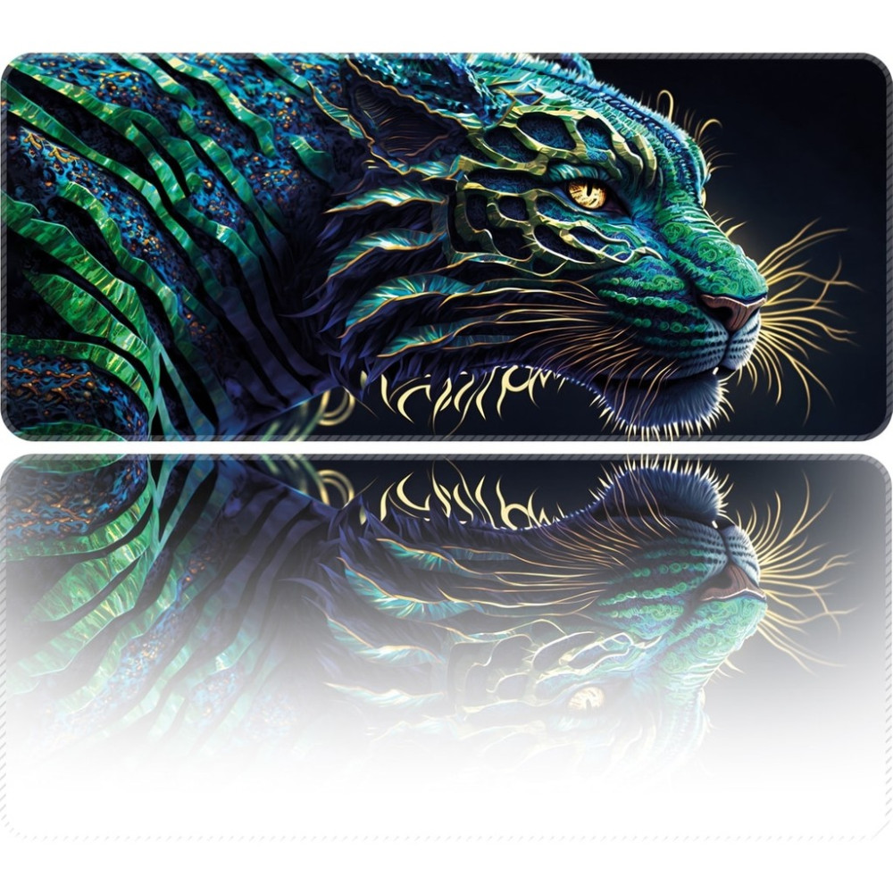 Helixsun Büyük Boy Leopard Baskılı Gaming Mouse Pad 70x30 cm Kauçuk Malzemeden Üretilmiştir - Renkli Mouse Pad Fiyatı