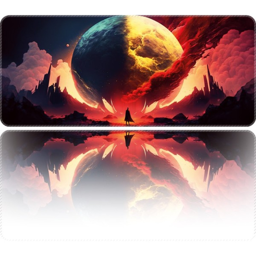 Helixsun Mouse Pad Büyük Boy Gaming Oyuncu Xl 70X30 cm Bloodymoon - Renkli Mouse Pad Fiyatı