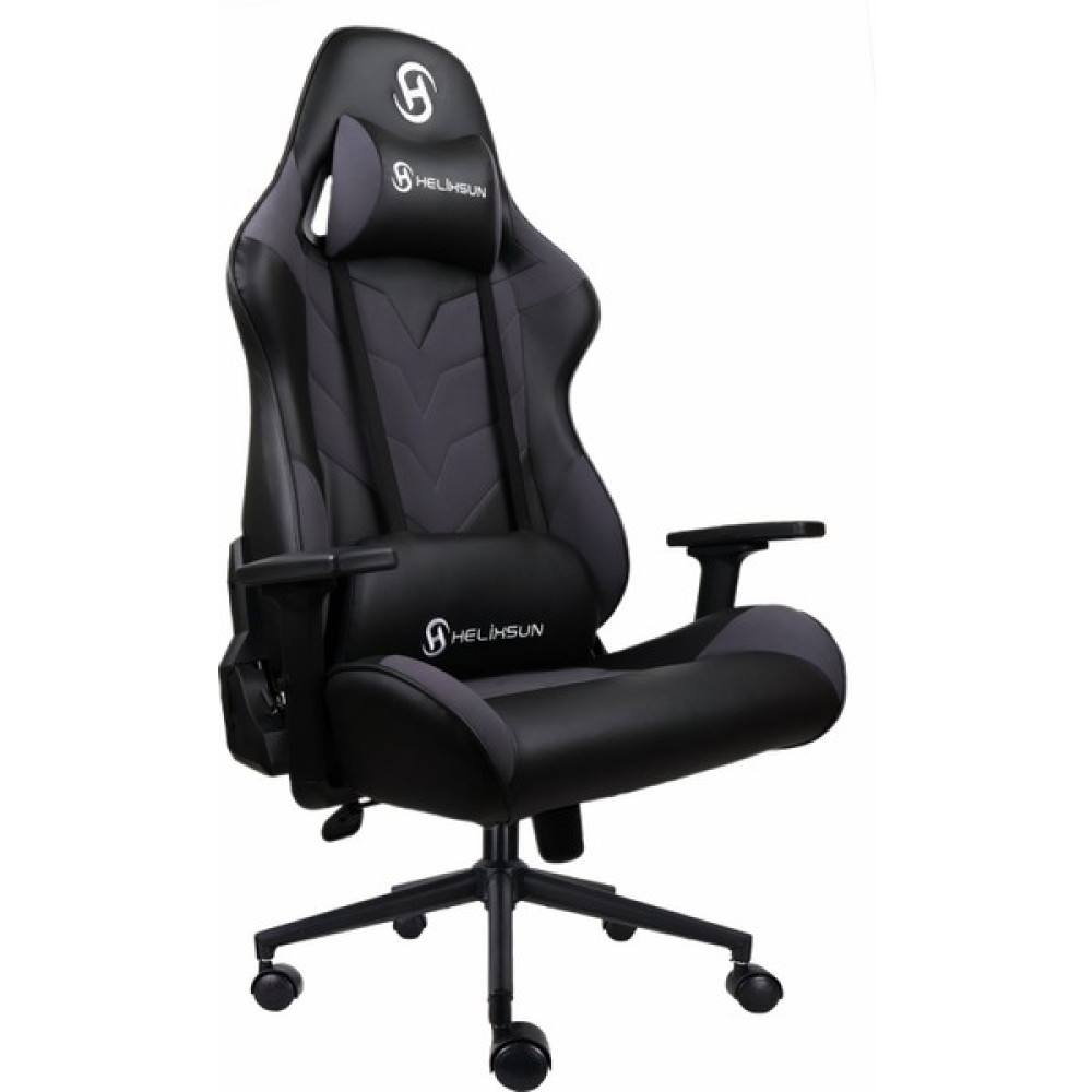 Helixsun Profesyonel Gaming Oyuncu Koltuğu Cycle Series X1 Kumaş & Deri - Gri - Siyah Çalışma Koltuğu Fiyatı
