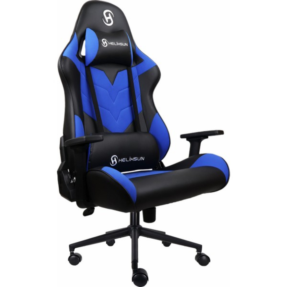 Helixsun Profesyonel Gaming Oyuncu Koltuğu Cycle Series X1 Kumaş & Deri - Mavi - Siyah Çalışma Koltuğu Fiyatı