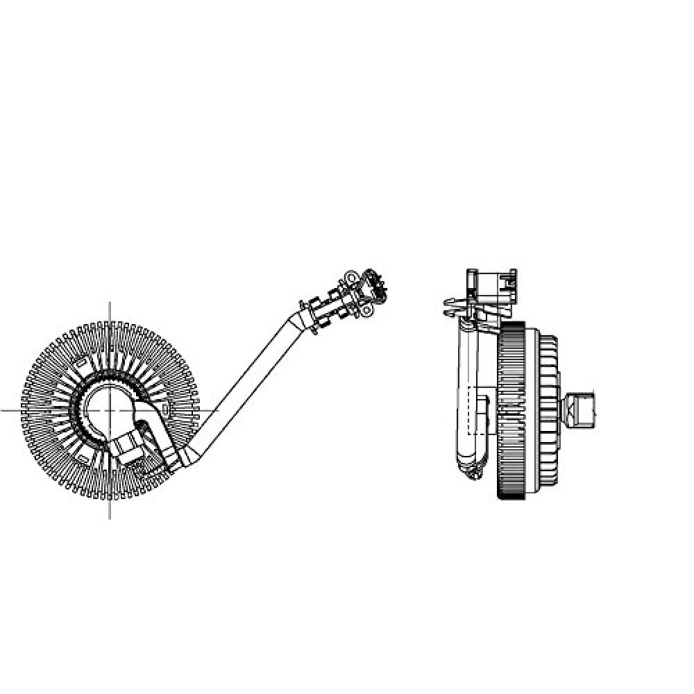 HELLA 376734021 Radiator Fan Clutch