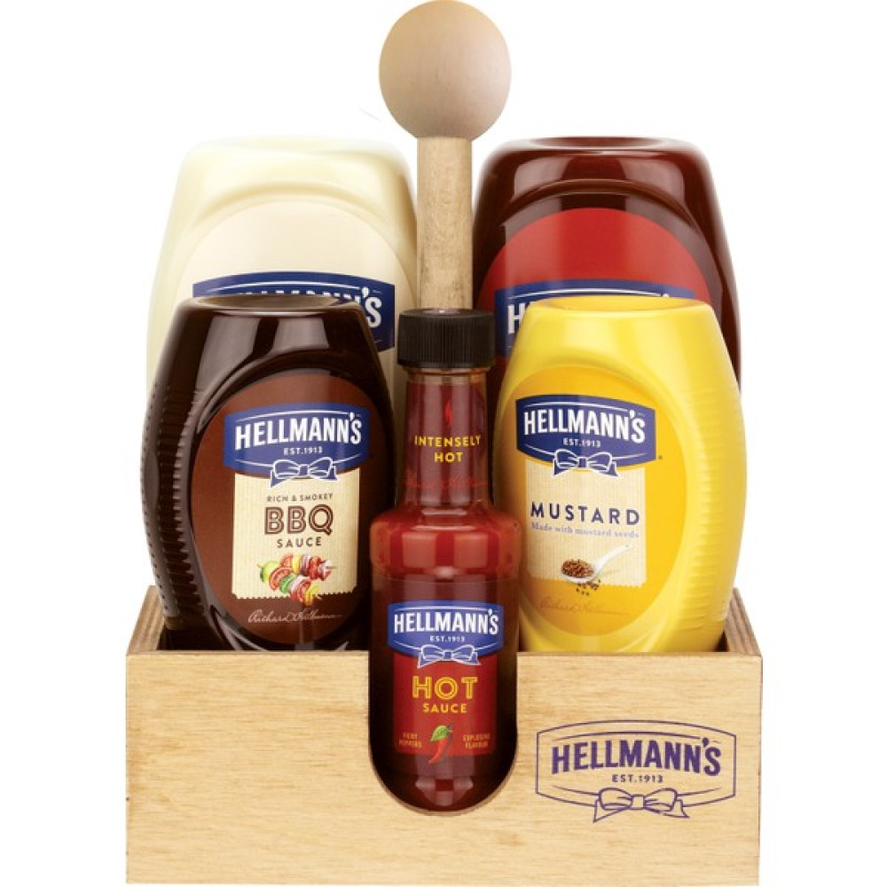 Hellmann's 5'li Sos Paketi Ahşap Tepsi Hediyeli Sos Fiyatı