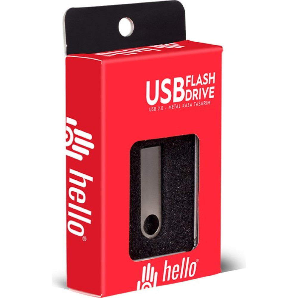 Hello 4 GB Metal USB Flash Bellek Metal Kutulu Flash Bellekler Fiyatı