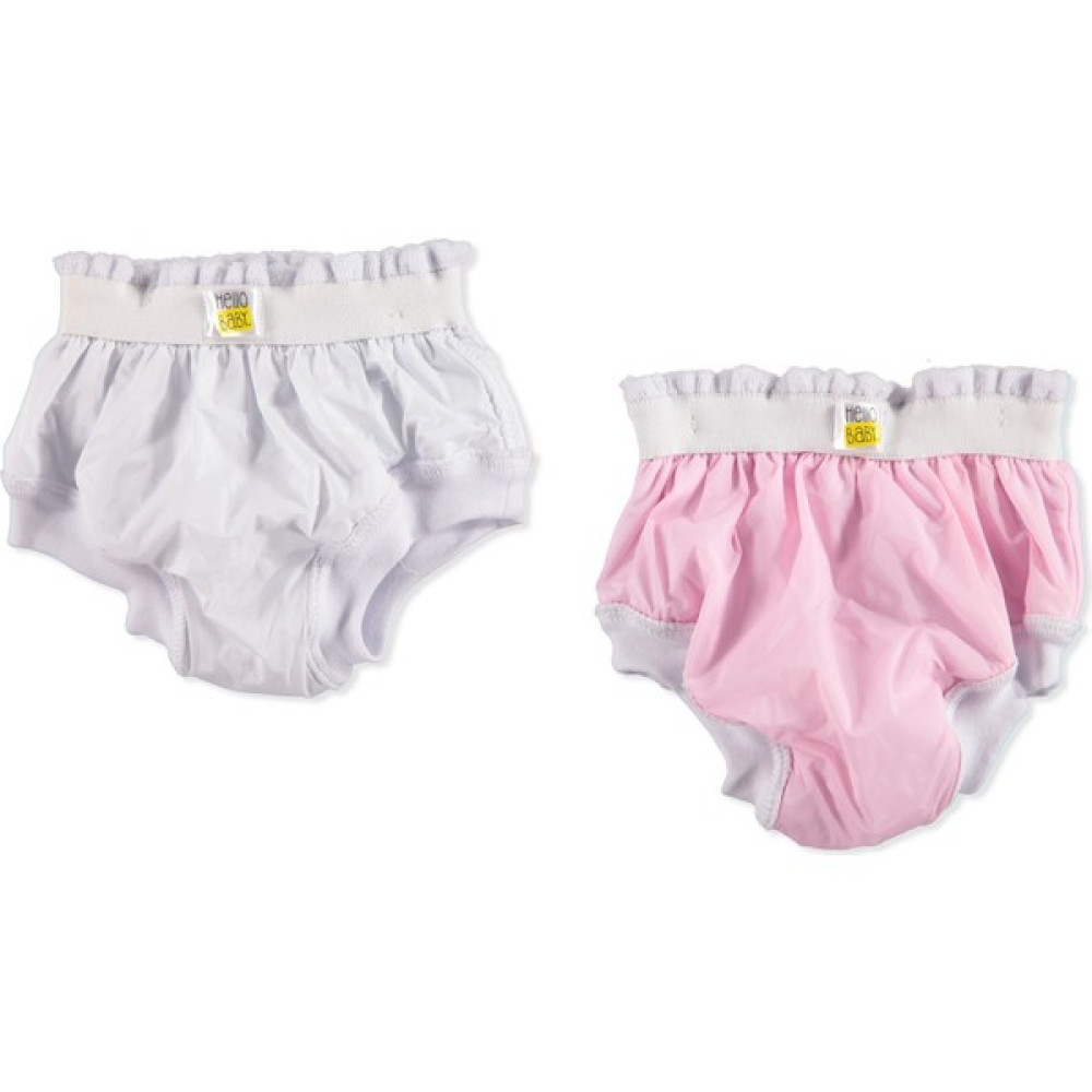 Hello Baby Hellobaby 2'li Alıştırma Külodu Pembe Beyaz - Standart Bebek Banyo-Tuvalet Fiyatı