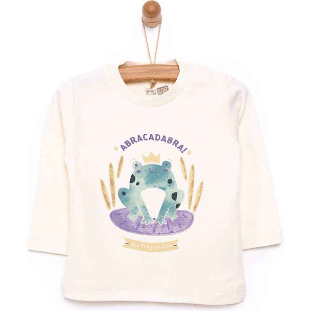 Hello Baby Hellobaby Basic Baskılı Interlok Sweatshirt Erkek Çocuk Bebek Sweat Shirt Fiyatı