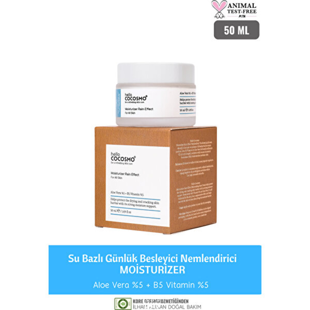 Hello Cocosmo Tüm Cilt Tipleri Için Su Bazlı Nemlendirici Yüz Kremi Cilt Tonu Eşitleyici Aydınlatıcı Moisturizer Nemlendiriciler Fiyatı