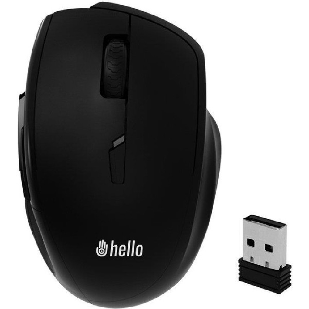 Hello HL-4701 2.4ghz 1600DPI Şarjlı 5d Kablosuz Optik Mouse - Siyah Klavye - Mouse Fiyatı