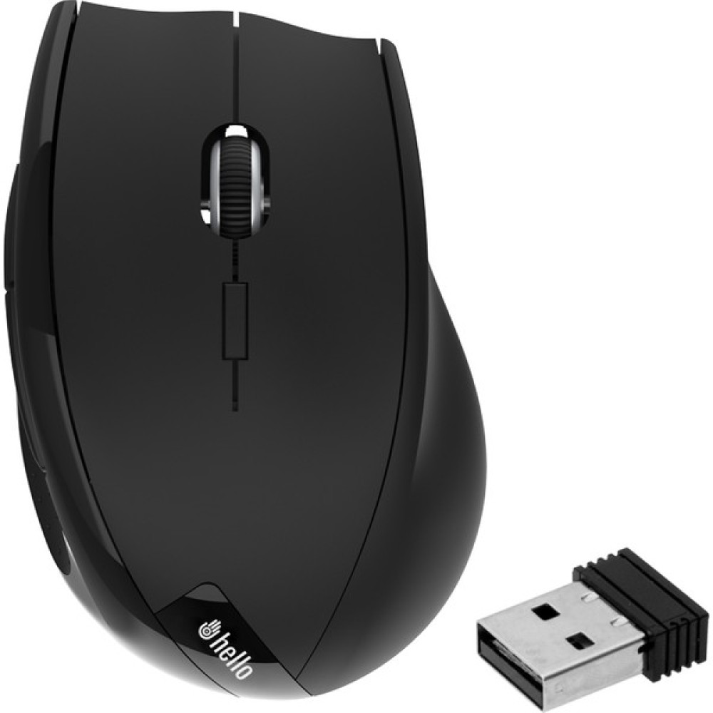 Hello HL-4704 2.4ghz 1600DPI 5d Kablosuz Optik Oyuncu Mouse - Siyah Klavye - Mouse Fiyatı