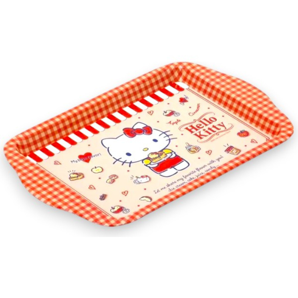 Hello Kitty Turuncu Mini Metal Tepsi Çocuk Tepsisi Oto Boyaları Fiyatı