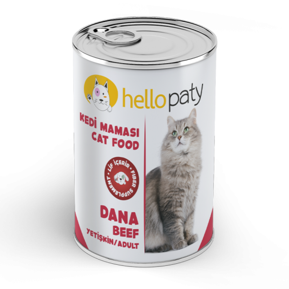 Hello Paty Kedi Mamasi Dana Etli ( 24 Lu 415 Gr) Yas Mama Konserve Tahilsiz 100 Hayvansal Urun Evcil Hayvan Ürünleri Fiyatı