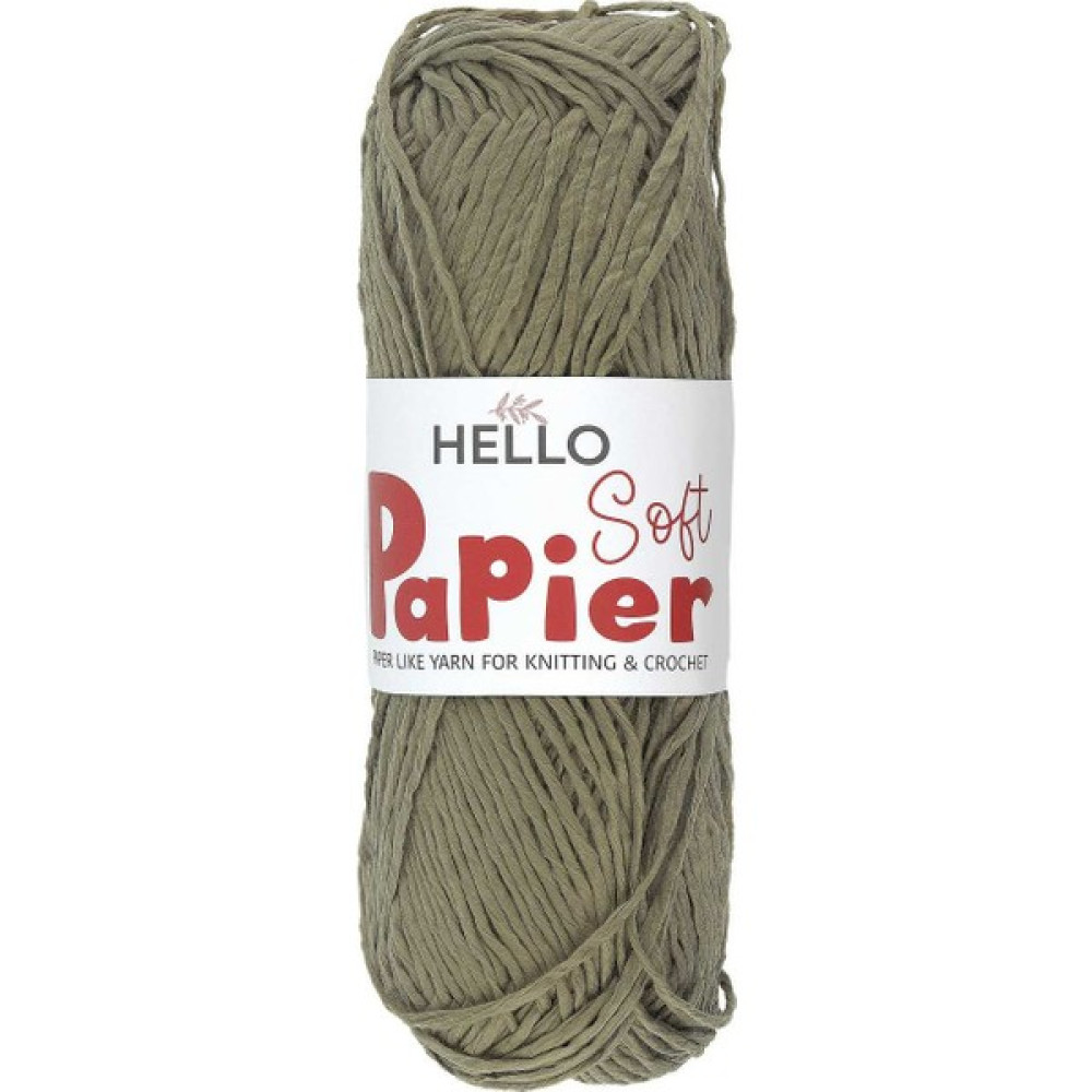 Hello Soft Papier Kağıt Ip Çanta Örme Ipi 100 Gram 100 Metre Haki P05 Oto Boyaları Fiyatı