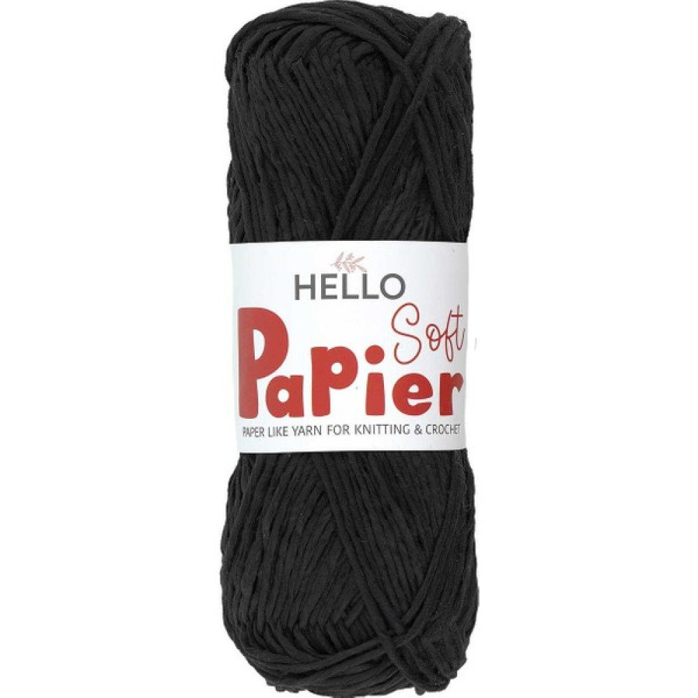Hello Soft Papier Kağıt Ip Çanta Örme Ipi 100 Gram 100 Metre Siyah P10 Oto Boyaları Fiyatı