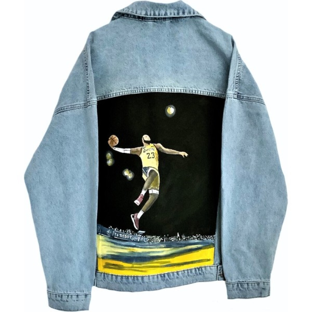 Hello Stranger Lebron James Mavi Kot Ceket Bayan Ceket Fiyatı