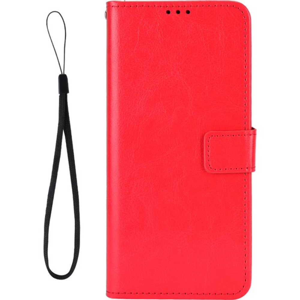 Hello-U Infinix Gt 10 Pro 5g X6739 Deri Telefon Kapağı Standı (Yurt Dışından) - Kırmızı - renk Cep Telefonu Kılıfı Fiyatı