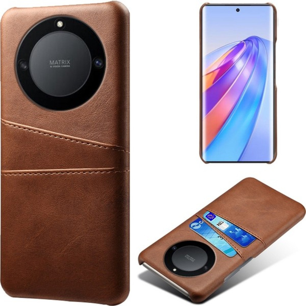 Hello-U Onur Için X40 5g / X9A 5g / Magic5 Lite 5g Pu Deri Kaplamalı Sert Pc Hybrid Telefon Kılıfı Şok Geçirmez Anti-Çizgiye Dönem Çift Kart Yuvala... Cep Telefonu Kılıfı Fiyatı