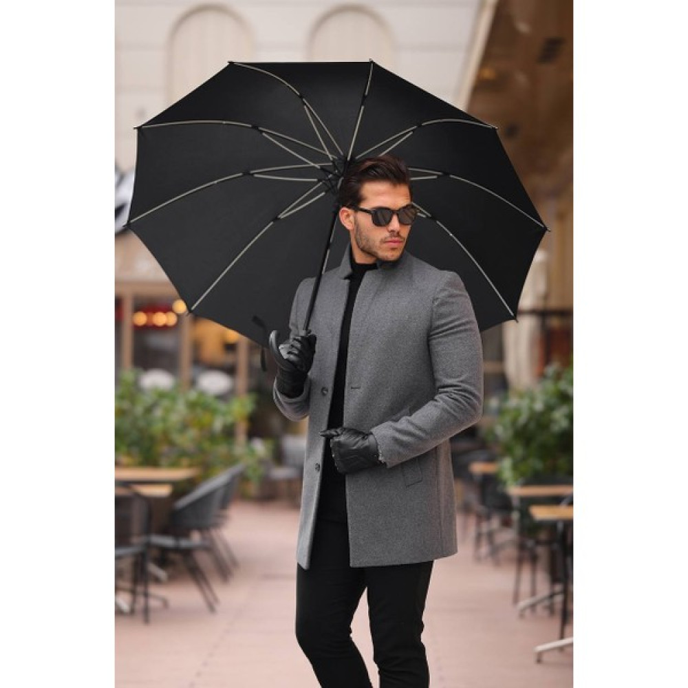 Hello7 Erkek Siyah slim Fit dar kesim Kaşe Kaban Yeni Sezon Erkek Mont Fiyatı
