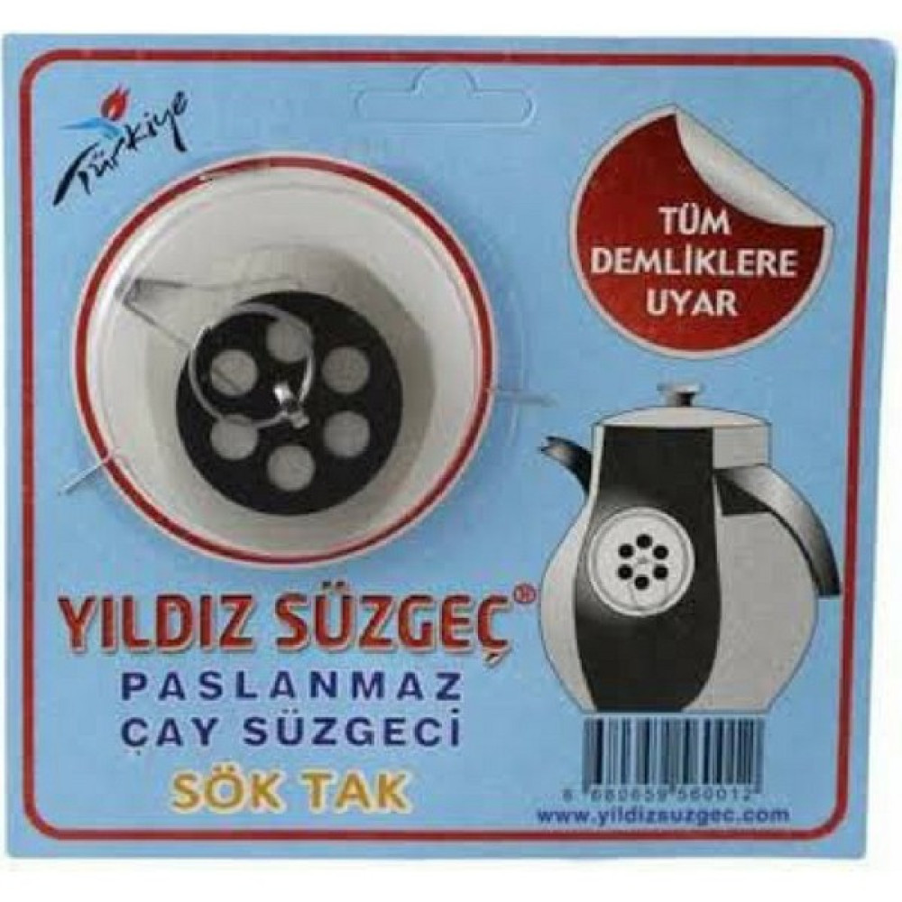 Hellove Çaydanlık Içi Süzgeç Demlik Süzgeci (5 Adet Birden) - standart - Renkli Çay / Çaydanlık Setleri Fiyatı