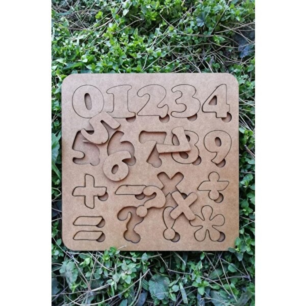 Hellove Eğitici Puzzle Eğitici Ahşap Puzzle Yapboz Rakamlar - Ahşap Desenli Bebek Oyuncakları Fiyatı