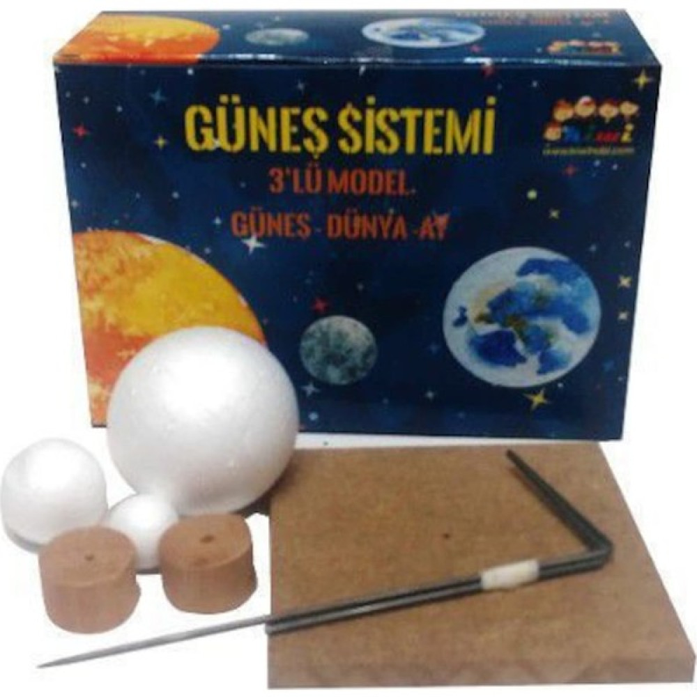 Hellove Güneş Dünya Ay Maketi Deney Seti Eğitim Seti Eğitici Oyuncak Fiyatı
