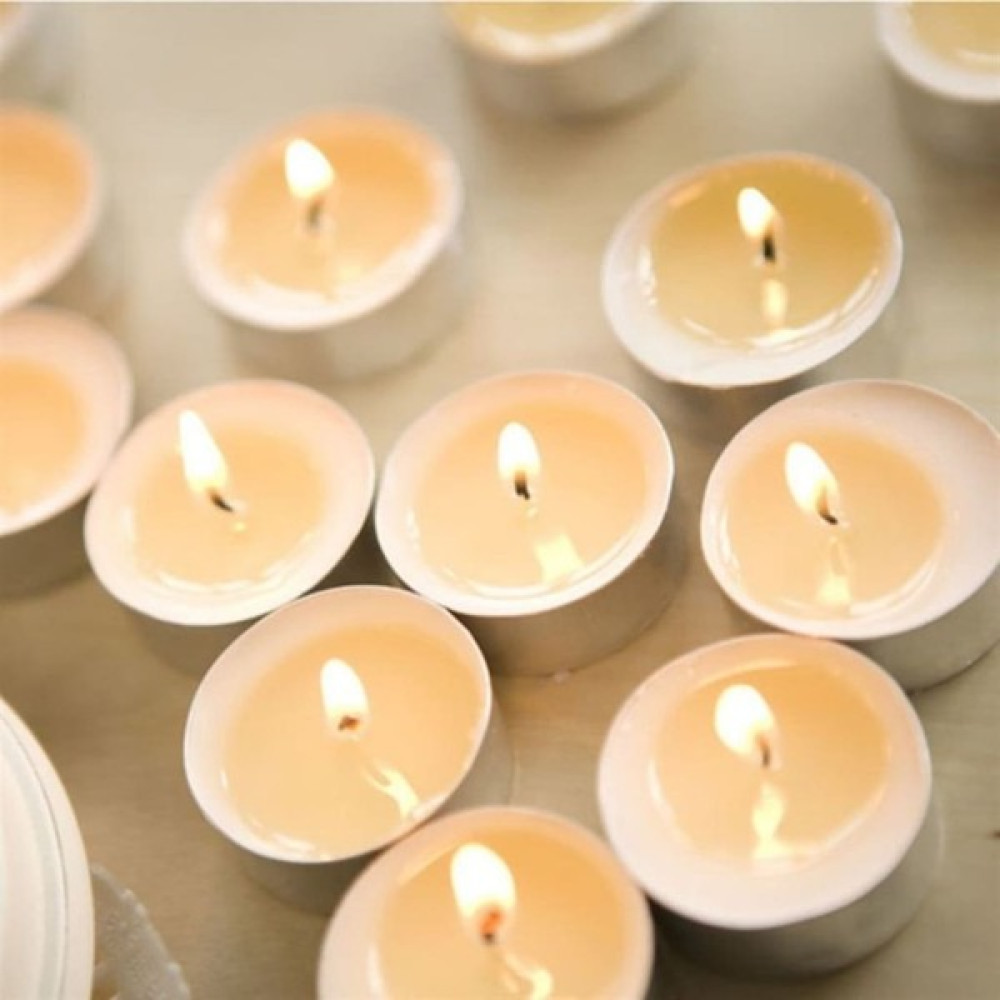 Hellove Kokusuz Küçük Renkli Mum 16 Lı Tealight Mum Dekoratif Mum - Kırmızı - 16 Adet Dekoratif Mum Fiyatı