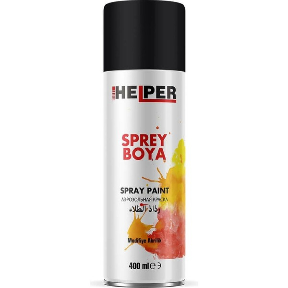 Helper - Ral 9005 - Mat Siyah - Sprey Boya / 400ML Boya Malzemeleri Fiyatı