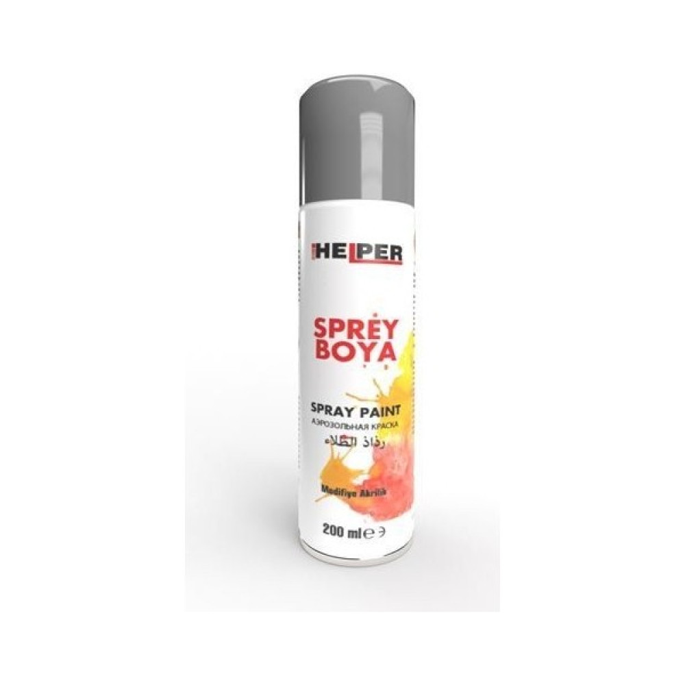 Helper Sprey Boya Ral 9006 Metalık Gri 200 ml Boya Malzemeleri Fiyatı