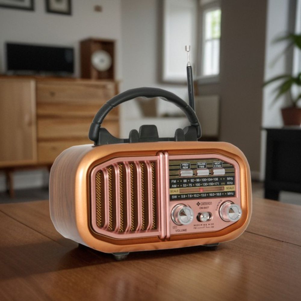 Helsinki Machine 840T Nostaljik Radyo, 3 Band, USB ve Tf Kartlı, Pilli ve Şarjlı Müzik Kutusu - Açık Pembe Alarmlı Saatler & Radyolar Fiyatı