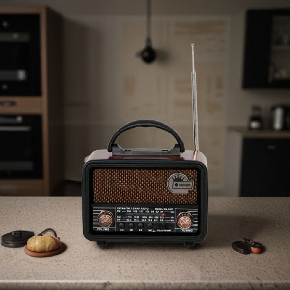 Helsinki Machine 860 T USB Çalar+Fm+Bt Nostaljik Pilli ve Şarjlı Radyo - Siyah Alarmlı Saatler & Radyolar Fiyatı