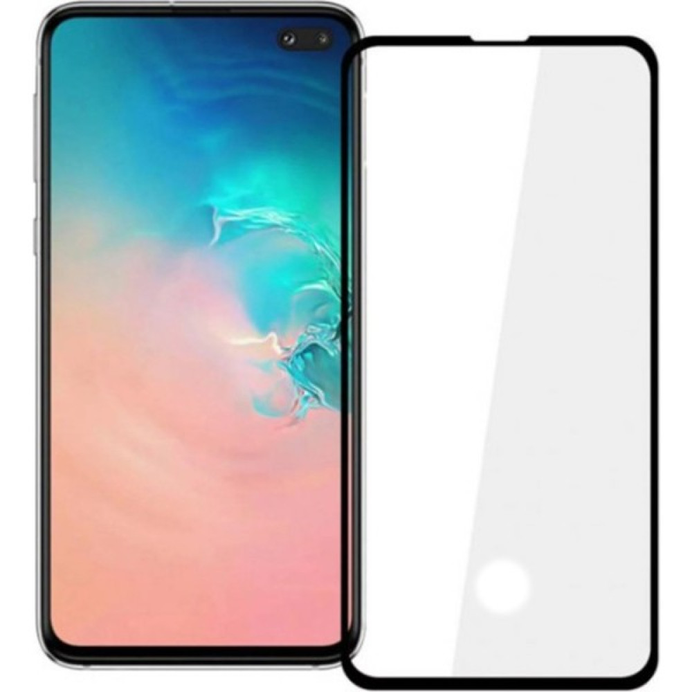 Helt Samsung Galaxy S10 Plus Uyumlu Full Glue Full Cam Koruyucu - Siyah Cep Telefonu Ekran Koruyucusu Fiyatı