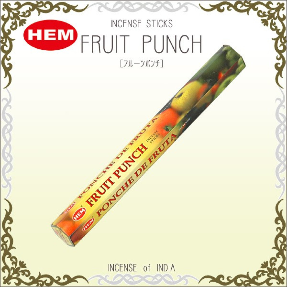 Hem Karışık Meyve Suyu Kokusu Tütsüsü Fruit Punch Incense Sticks - 20 Çubuk Dekoratif Mum Fiyatı