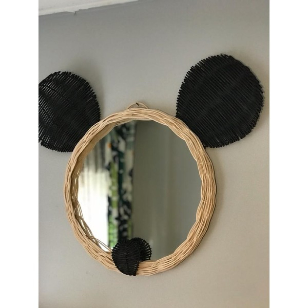 Hema Bambu Rattan Miçkey Büyük Ayna - 40 CM Ayna Fiyatı