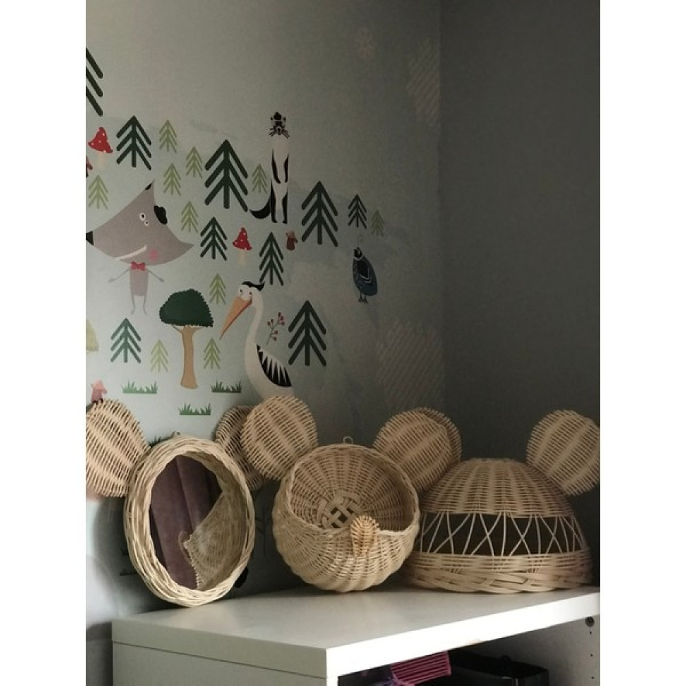 Hema Bambu Rattan Miçkey Mause 3lü Set - Naturel Ev & Dekorasyon Aksesuarları Fiyatı