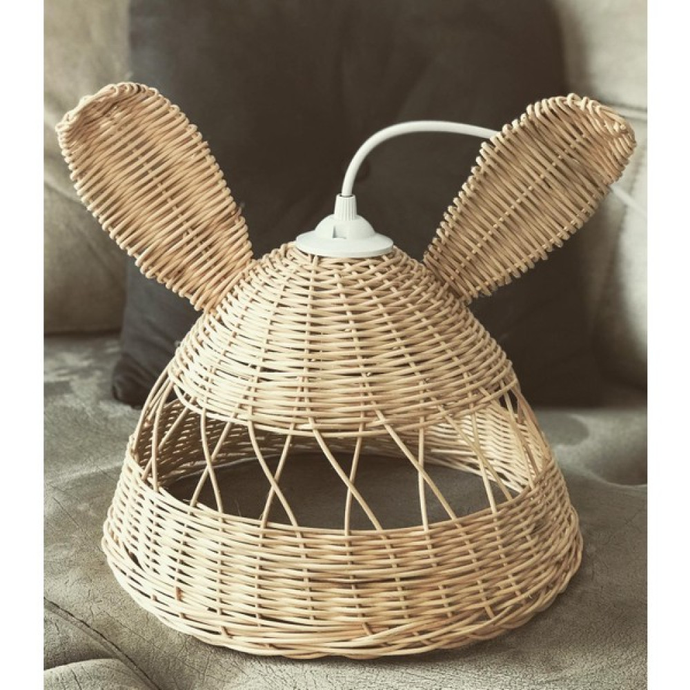 Hema Bambu Rattan Tavşan Avize - Natural - 1'li Avize Fiyatı