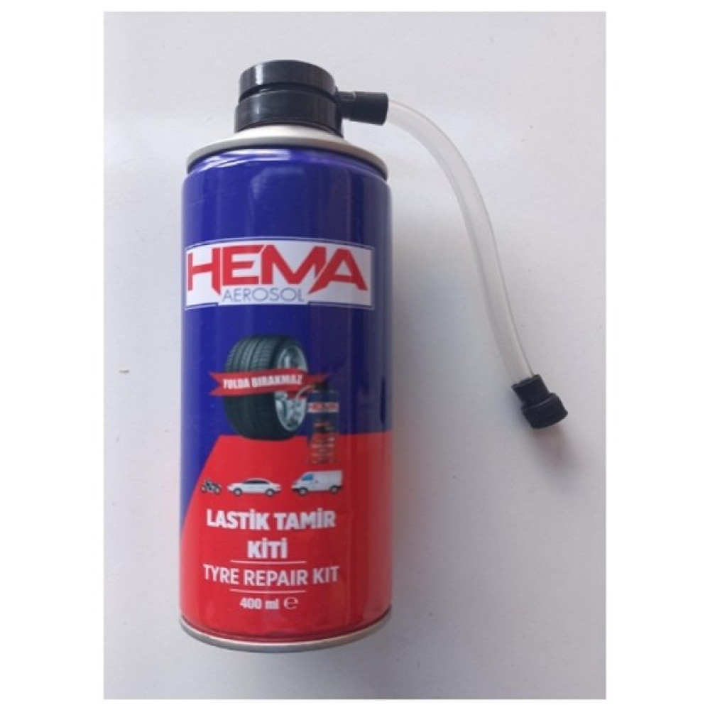 Hema Lastik Tamir Onarım Kiti 400ML Lastikler Fiyatı