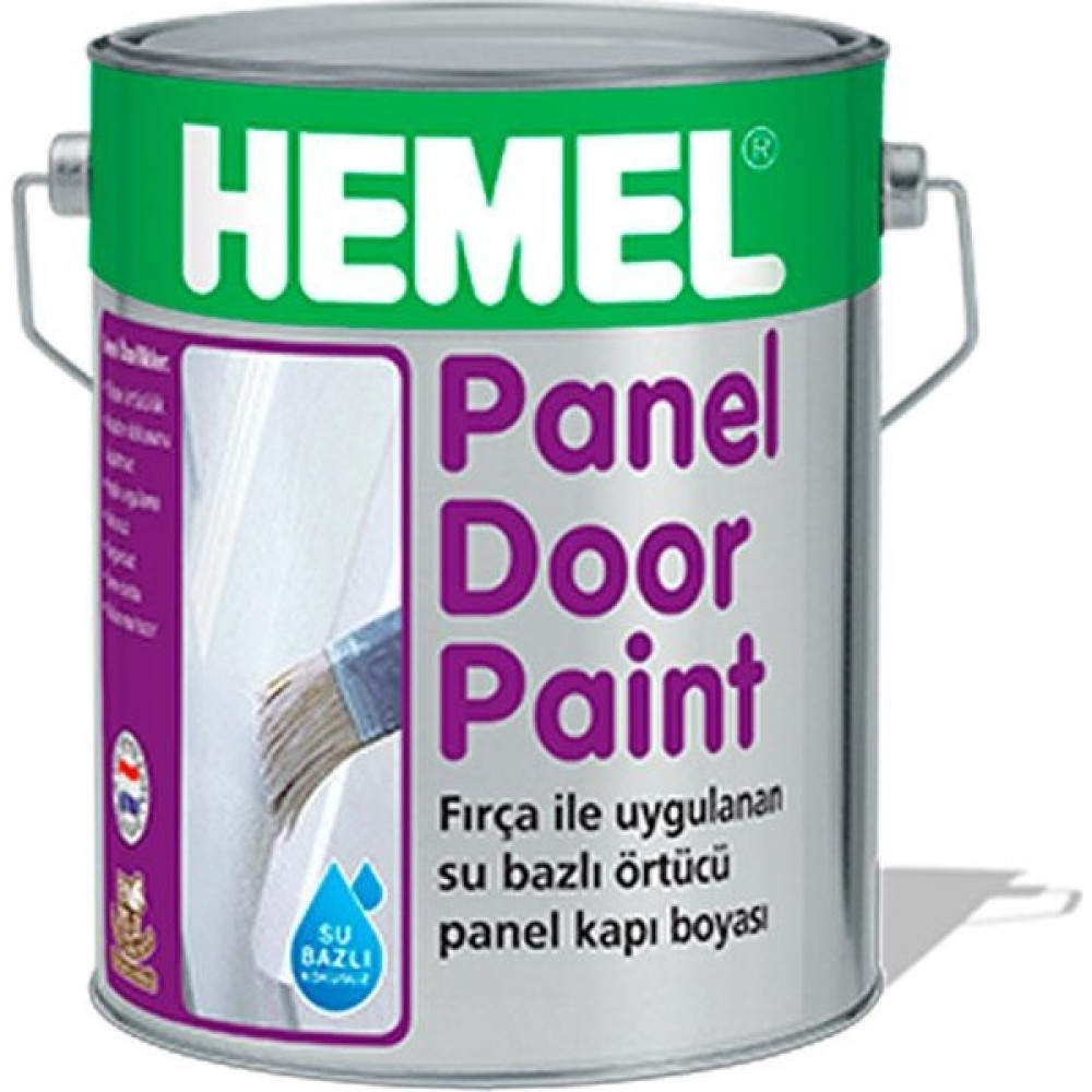 HEMEL Panel Kapı Boyası Su Bazlı 1 Lt Polar White İç Cephe Duvar Boyası Fiyatı