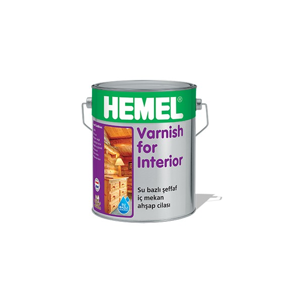 Hemel Varnish For Interior-Su Bazlı Iç Mekân Vernik - 0,75 Lt İç Cephe Duvar Boyası Fiyatı
