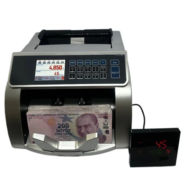 Hemes Hms-Kaan TL Karışık Sayım Ofis Tipi Para Sayma Makinesi (Güncellenebilir Müşteri̇ Ekranlı) Para Sayma Makinesi Fiyatı