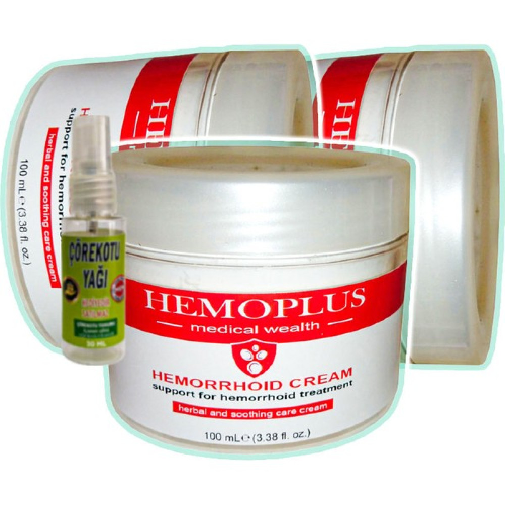 Hemoplus Krem 100 ml x 3 adet + Çörek Otu Yağı 30 ml Oto Boyaları Fiyatı