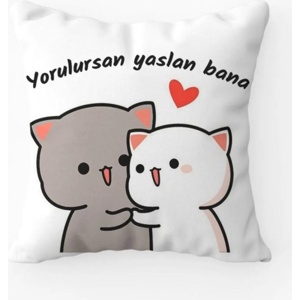Hen GSM Yaslan Bana Kedili Yastık Hediyelik Eşya Fiyatı