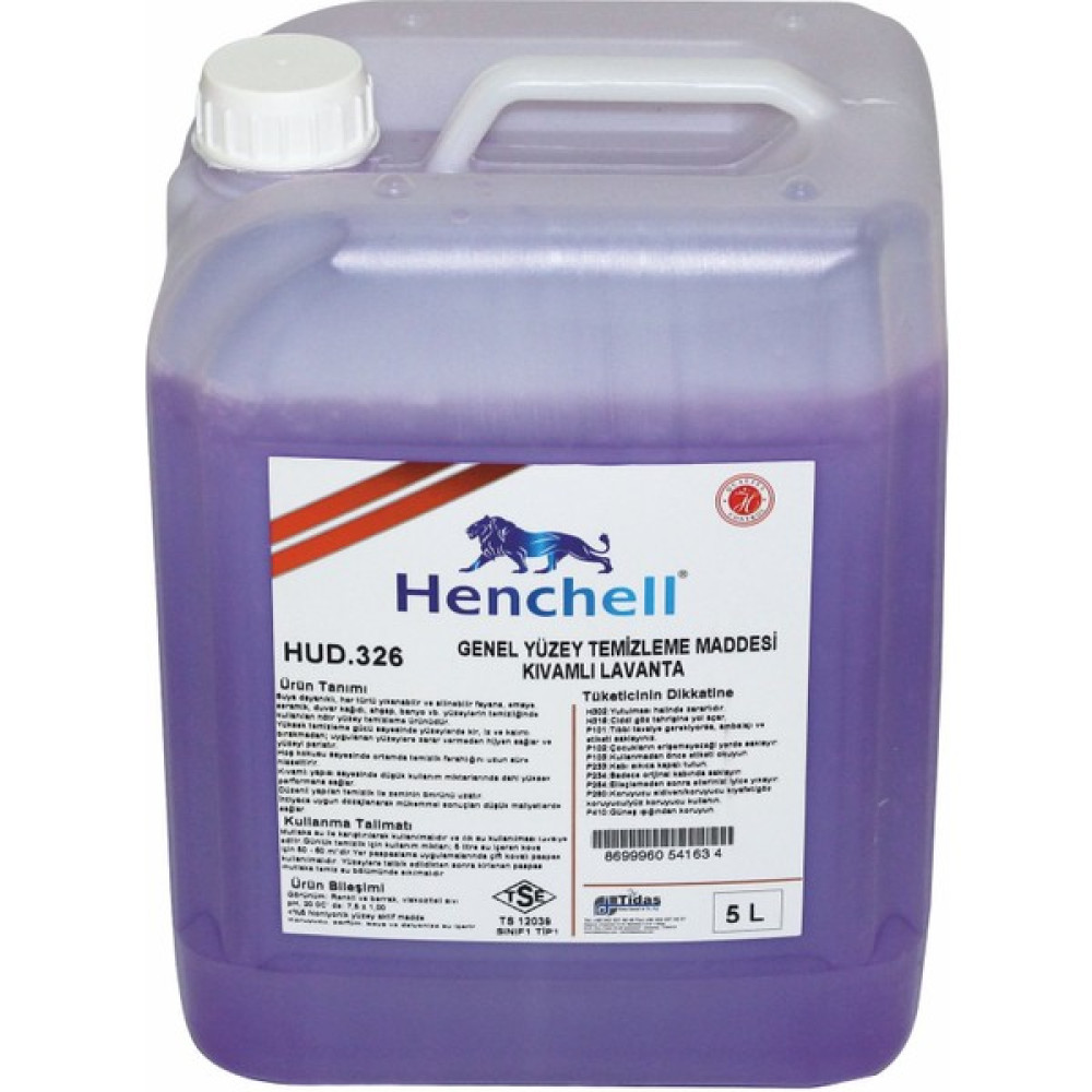 Henchell Genel Yüzey Temizleme Maddesi Ultra Lavanta 5 kg Parlatıcı ve Temizleyiciler Fiyatı