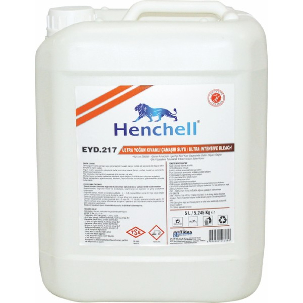 Henchell Ultra Yoğun Kıvamlı Çamaşır Suyu 5 kg - 5 lt Çamaşır Yıkama Fiyatı